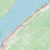 Rivière-du-Loup - Rimouski trail, distance, elevation, map, profile, GPS track