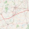 Tracked with OSMTracker for Android™ trail, distance, elevation, map, profile, GPS track