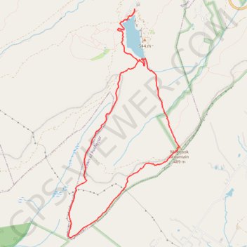 Gertrude's Nose Loop via Millbrook Mountain trail, distance, elevation, map, profile, GPS track