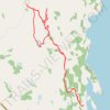 Mt Bike Ride - Lake Laberge trail, distance, elevation, map, profile, GPS track
