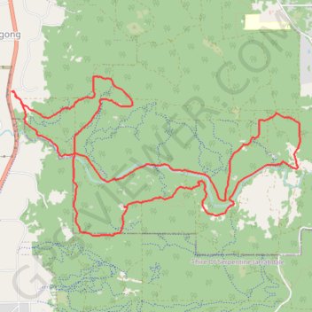 Wungong Gorge trail, distance, elevation, map, profile, GPS track