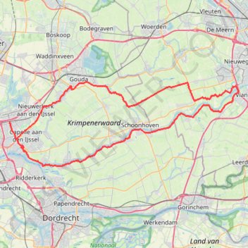 LF tour 100 KM trail, distance, elevation, map, profile, GPS track