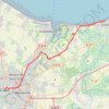 Caen Merville Cabourg trail, distance, elevation, map, profile, GPS track