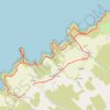 Porthmeor Zennor Loop Hike trail, distance, elevation, map, profile, GPS track