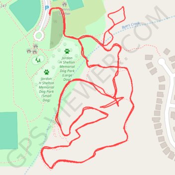 Mooresville Trail Run trail, distance, elevation, map, profile, GPS track