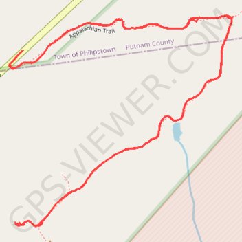 Anthony's Nose in Hudson Highlands State Park trail, distance, elevation, map, profile, GPS track