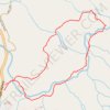 2025-09-02_11-01_Tue-pink-beds trail, distance, elevation, map, profile, GPS track
