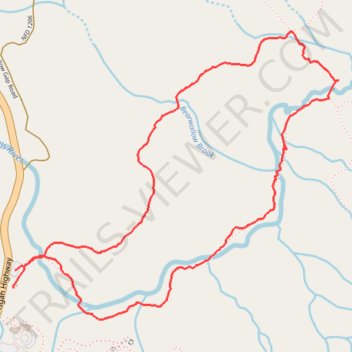 Pink Beds short loop in Pisgah National Forest trail, distance, elevation, map, profile, GPS track