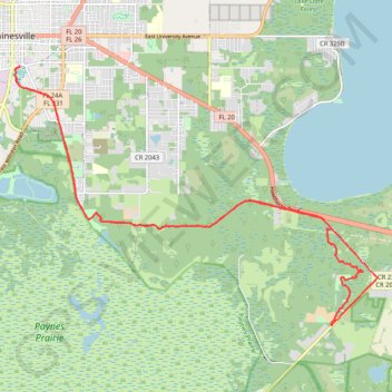Coffee Outside March 2024 trail, distance, elevation, map, profile, GPS track