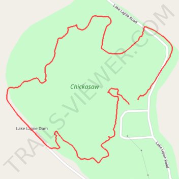Lake Lajoie Loop Trail trail, distance, elevation, map, profile, GPS track