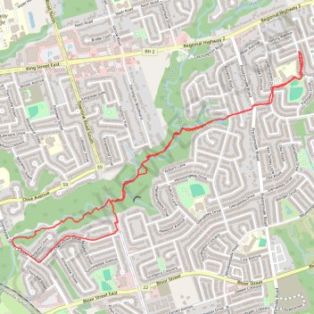 Farewell Creek Afternoon Hike trail, distance, elevation, map, profile, GPS track