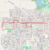 Evansville Walk trail, distance, elevation, map, profile, GPS track