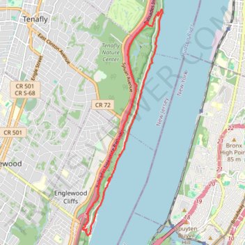 Track 4 trail, distance, elevation, map, profile, GPS track