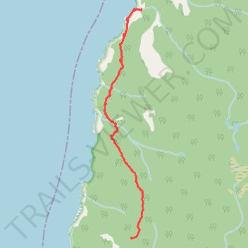 Seawall Trail Day 2 trail, distance, elevation, map, profile, GPS track