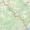 Route des grandes alpes J4 trail, distance, elevation, map, profile, GPS track