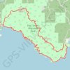 East Sooke Regional Park trail, distance, elevation, map, profile, GPS track