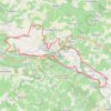 Boucle à Jarnac trail, distance, elevation, map, profile, GPS track