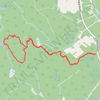 Nine Mile River Trail - Karstaway Loop trail, distance, elevation, map, profile, GPS track