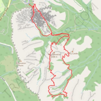 Navajo Loop and Peekaboo Loop Trails trail, distance, elevation, map, profile, GPS track