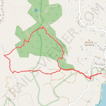 BTR Ultra 2025 - BTRU 7K trail, distance, elevation, map, profile, GPS track