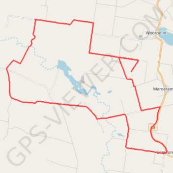 Gordonbrook & West Wooroolin trail, distance, elevation, map, profile, GPS track