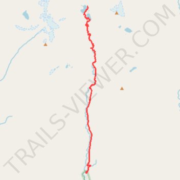 US. CA. Trinity Alps. Canyon Creek Lakes trail, distance, elevation, map, profile, GPS track