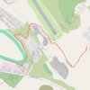 Walking Track behind race course trail, distance, elevation, map, profile, GPS track