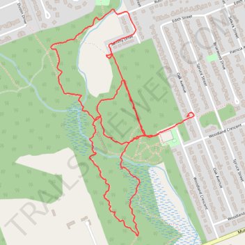 Petawawa woodland trails trail, distance, elevation, map, profile, GPS track