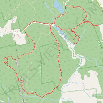 Pachaug Hodge Pond Large Loop trail, distance, elevation, map, profile, GPS track