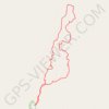 Ladder Canyon and Painted Canyon Loop trail, distance, elevation, map, profile, GPS track