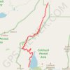 Colchuck Lake Trail in Okanogan-Wenatchee National Forest trail, distance, elevation, map, profile, GPS track