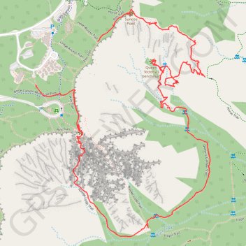 Navajo Loop Trail and Queen's Garden Trail in the Bryce Canyon trail, distance, elevation, map, profile, GPS track