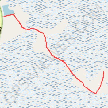 Green Swamp trail, distance, elevation, map, profile, GPS track