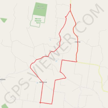 Mondure to Windera Park trail, distance, elevation, map, profile, GPS track