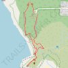 Te Ahua Point via Mercer Bay Loop Track trail, distance, elevation, map, profile, GPS track