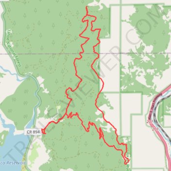 Boca trails in Tahoe National Forest trail, distance, elevation, map, profile, GPS track