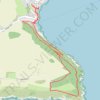 Loop Walk from Cawsand, Cornwall trail, distance, elevation, map, profile, GPS track