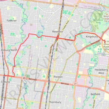 Tracked with OSMTracker for Android™ trail, distance, elevation, map, profile, GPS track
