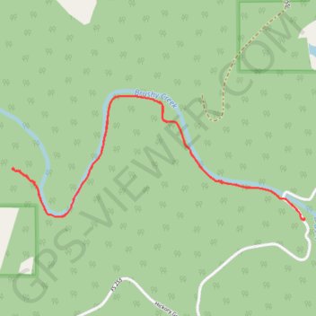Sougahoagdee Falls Trail in William B. Bankhead National Forest trail, distance, elevation, map, profile, GPS track