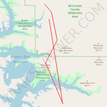 Download McCurtain County Loop (Fixed GPX) trail, distance, elevation, map, profile, GPS track