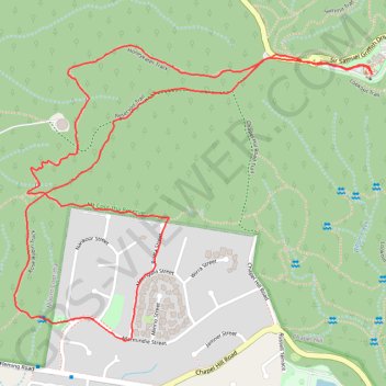 Kuta trails trail, distance, elevation, map, profile, GPS track