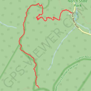 Old Speck Mountain trail, distance, elevation, map, profile, GPS track