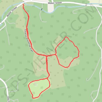 Treanor Preserve Trail trail, distance, elevation, map, profile, GPS track