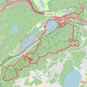 Stephens State Park trail, distance, elevation, map, profile, GPS track