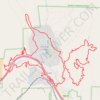 Glorieta 2025-06-07 w Jeff trail, distance, elevation, map, profile, GPS track