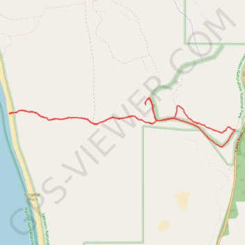 Boranup Beach - Boranup Lookout trail, distance, elevation, map, profile, GPS track