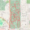 Lake View Cemetery trail, distance, elevation, map, profile, GPS track