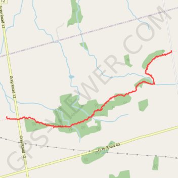 One last leg of the Bruce Trail after checkout trail, distance, elevation, map, profile, GPS track