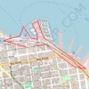 SF Pier 39 trail, distance, elevation, map, profile, GPS track