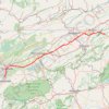 Comfort Suites Airport - Shady Valley Country Store trail, distance, elevation, map, profile, GPS track